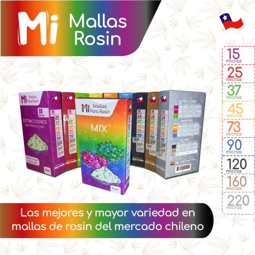 Mallas Rosin - 15, Bolsa 50 unidades