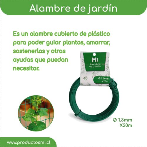 Alambre de jardín